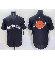Men San Francisco Giants Team Big Logo Black 27Gothic Fog Edition 27 Vapor Premier Limited Stitched Baseball Jersey 001 Men San Francisco Giants Team Big Logo Black 27Gothic Fog Edition 27 Vapor Premier Limited Stitched Baseball Jersey 001