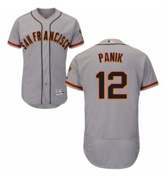Mens Majestic San Francisco Giants 12 Joe Panik Grey Road Flex Base Authentic Collection MLB Jersey Mens Majestic San Francisco Giants 12 Joe Panik Grey Road Flex Base Authentic Collection MLB Jersey