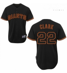 Mens Majestic San Francisco Giants 22 Will Clark Replica Black Fashion MLB Jersey Mens Majestic San Francisco Giants 22 Will Clark Replica Black Fashion MLB Jersey