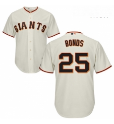 Mens Majestic San Francisco Giants 25 Barry Bonds Replica Cream Home Cool Base MLB Jersey Mens Majestic San Francisco Giants 25 Barry Bonds Replica Cream Home Cool Base MLB Jersey