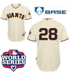 Mens Majestic San Francisco Giants 28 Buster Posey Authentic Cream Cool Base 2012 World Series Patch MLB Jersey Mens Majestic San Francisco Giants 28 Buster Posey Authentic Cream Cool Base 2012 World Series Patch MLB Jersey