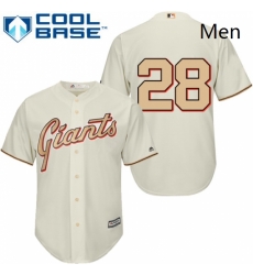 Mens Majestic San Francisco Giants 28 Buster Posey Replica Cream Commemorative Cool Base MLB Jersey Mens Majestic San Francisco Giants 28 Buster Posey Replica Cream Commemorative Cool Base MLB Jersey
