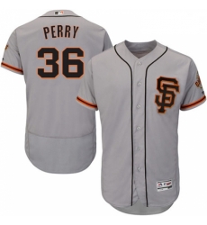 Mens Majestic San Francisco Giants 36 Gaylord Perry Grey Alternate Flex Base Authentic Collection MLB Jersey Mens Majestic San Francisco Giants 36 Gaylord Perry Grey Alternate Flex Base Authentic Collection MLB Jersey