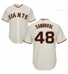 Mens Majestic San Francisco Giants 48 Pablo Sandoval Replica Cream Home Cool Base MLB Jersey Mens Majestic San Francisco Giants 48 Pablo Sandoval Replica Cream Home Cool Base MLB Jersey