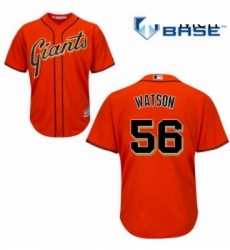 Mens Majestic San Francisco Giants 56 Tony Watson Replica Orange Alternate Cool Base MLB Jersey Mens Majestic San Francisco Giants 56 Tony Watson Replica Orange Alternate Cool Base MLB Jersey