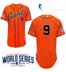 Mens Majestic San Francisco Giants 9 Brandon Belt Replica Orange Alternate Cool Base w2014 World Series Patch MLB Jersey Mens Majestic San Francisco Giants 9 Brandon Belt Replica Orange Alternate Cool Base w2014 World Series Patch MLB Jersey
