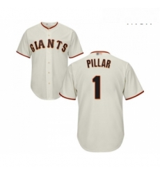 Mens San Francisco Giants 1 Kevin Pillar Replica Cream Home Cool Base Baseball Jersey Mens San Francisco Giants 1 Kevin Pillar Replica Cream Home Cool Base Baseball Jersey