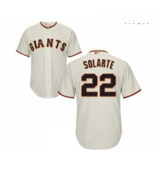Mens San Francisco Giants 22 Yangervis Solarte Replica Cream Home Cool Base Baseball Jersey Mens San Francisco Giants 22 Yangervis Solarte Replica Cream Home Cool Base Baseball Jersey