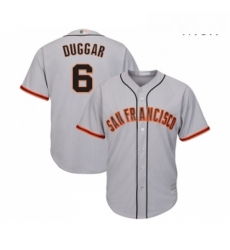 Mens San Francisco Giants 6 Steven Duggar Replica Grey Road Cool Base Baseball Jersey Mens San Francisco Giants 6 Steven Duggar Replica Grey Road Cool Base Baseball Jersey