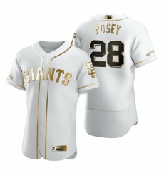 San Francisco Giants 28 Buster Posey White Nike Mens Authentic Golden Edition MLB Jersey San Francisco Giants 28 Buster Posey White Nike Mens Authentic Golden Edition MLB Jersey