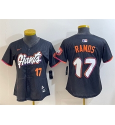 Women San Francisco Giants 17 Heliot Ramos Anthracite 2025 City Connect Limited Stitched Baseball Jersey Women San Francisco Giants 17 Heliot Ramos Anthracite 2025 City Connect Limited Stitched Baseball Jersey