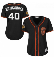 Womens Majestic San Francisco Giants 40 Madison Bumgarner Authentic Black 2017 Spring Training Cool Base MLB Jersey Womens Majestic San Francisco Giants 40 Madison Bumgarner Authentic Black 2017 Spring Training Cool Base MLB Jersey