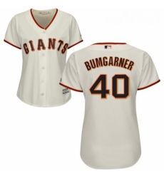 Womens Majestic San Francisco Giants 40 Madison Bumgarner Authentic Cream Home Cool Base MLB Jersey Womens Majestic San Francisco Giants 40 Madison Bumgarner Authentic Cream Home Cool Base MLB Jersey