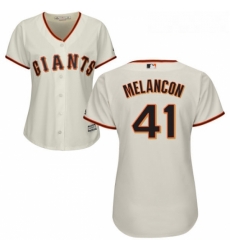 Womens Majestic San Francisco Giants 41 Mark Melancon Authentic Cream Home Cool Base MLB Jersey Womens Majestic San Francisco Giants 41 Mark Melancon Authentic Cream Home Cool Base MLB Jersey