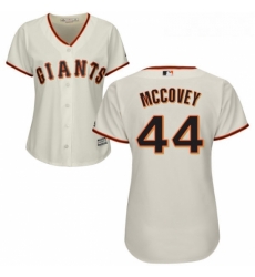 Womens Majestic San Francisco Giants 44 Willie McCovey Replica Cream Home Cool Base MLB Jersey Womens Majestic San Francisco Giants 44 Willie McCovey Replica Cream Home Cool Base MLB Jersey