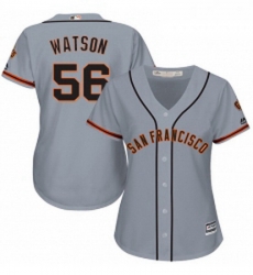 Womens Majestic San Francisco Giants 56 Tony Watson Authentic Grey Road Cool Base MLB Jersey Womens Majestic San Francisco Giants 56 Tony Watson Authentic Grey Road Cool Base MLB Jersey