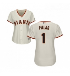 Womens San Francisco Giants 1 Kevin Pillar Replica Cream Home Cool Base Baseball Jersey Womens San Francisco Giants 1 Kevin Pillar Replica Cream Home Cool Base Baseball Jersey