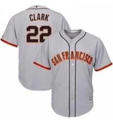 Youth Majestic San Francisco Giants 22 Will Clark Replica Grey Road Cool Base MLB Jersey Youth Majestic San Francisco Giants 22 Will Clark Replica Grey Road Cool Base MLB Jersey