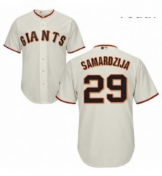 Youth Majestic San Francisco Giants 29 Jeff Samardzija Replica Cream Home Cool Base MLB Jersey Youth Majestic San Francisco Giants 29 Jeff Samardzija Replica Cream Home Cool Base MLB Jersey