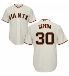 Youth Majestic San Francisco Giants 30 Orlando Cepeda Authentic Cream Home Cool Base MLB Jersey Youth Majestic San Francisco Giants 30 Orlando Cepeda Authentic Cream Home Cool Base MLB Jersey