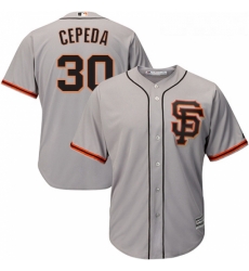 Youth Majestic San Francisco Giants 30 Orlando Cepeda Authentic Grey Road 2 Cool Base MLB Jersey Youth Majestic San Francisco Giants 30 Orlando Cepeda Authentic Grey Road 2 Cool Base MLB Jersey