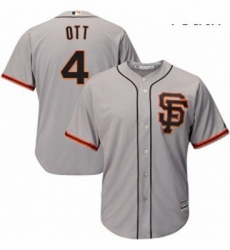 Youth Majestic San Francisco Giants 4 Mel Ott Authentic Grey Road 2 Cool Base MLB Jersey Youth Majestic San Francisco Giants 4 Mel Ott Authentic Grey Road 2 Cool Base MLB Jersey