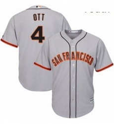 Youth Majestic San Francisco Giants 4 Mel Ott Replica Grey Road Cool Base MLB Jersey Youth Majestic San Francisco Giants 4 Mel Ott Replica Grey Road Cool Base MLB Jersey