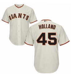 Youth Majestic San Francisco Giants 45 Derek Holland Authentic Cream Home Cool Base MLB Jersey Youth Majestic San Francisco Giants 45 Derek Holland Authentic Cream Home Cool Base MLB Jersey