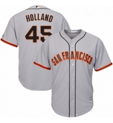 Youth Majestic San Francisco Giants 45 Derek Holland Authentic Grey Road Cool Base MLB Jersey Youth Majestic San Francisco Giants 45 Derek Holland Authentic Grey Road Cool Base MLB Jersey