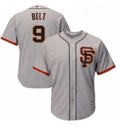 Youth Majestic San Francisco Giants 9 Brandon Belt Authentic Grey Road 2 Cool Base MLB Jersey Youth Majestic San Francisco Giants 9 Brandon Belt Authentic Grey Road 2 Cool Base MLB Jersey