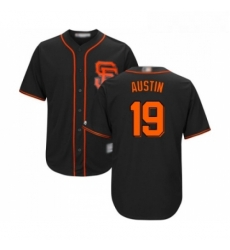 Youth San Francisco Giants 19 Tyler Austin Replica Black Alternate Cool Base Baseball Jersey Youth San Francisco Giants 19 Tyler Austin Replica Black Alternate Cool Base Baseball Jersey