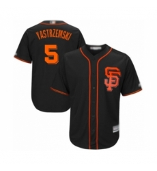Youth San Francisco Giants #5 Mike Yastrzemski Authentic Black Alternate Cool Base Baseball Player Jersey Youth San Francisco Giants #5 Mike Yastrzemski Authentic Black Alternate Cool Base Baseball Player Jersey