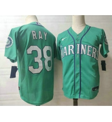 Men Seattle Mariners 38 Robbie Ray Green Stitched MLB Flex Base Nike Jersey Men Seattle Mariners 38 Robbie Ray Green Stitched MLB Flex Base Nike Jersey