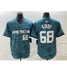 Men Seattle Mariners 68 George Kirby Teal 2023 All Star Cool Base With Patch Stitched Baseball Jersey Men Seattle Mariners 68 George Kirby Teal 2023 All Star Cool Base With Patch Stitched Baseball Jersey