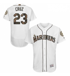 Mens Majestic Seattle Mariners 23 Nelson Cruz Authentic White 2016 Memorial Day Fashion Flex Base MLB Jersey Mens Majestic Seattle Mariners 23 Nelson Cruz Authentic White 2016 Memorial Day Fashion Flex Base MLB Jersey