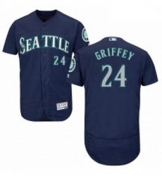 Mens Majestic Seattle Mariners 24 Ken Griffey Navy Blue Alternate Flex Base Authentic Collection MLB Jersey Mens Majestic Seattle Mariners 24 Ken Griffey Navy Blue Alternate Flex Base Authentic Collection MLB Jersey
