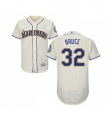 Mens Seattle Mariners 32 Jay Bruce Cream Alternate Flex Base Authentic Collection Baseball Jersey Mens Seattle Mariners 32 Jay Bruce Cream Alternate Flex Base Authentic Collection Baseball Jersey