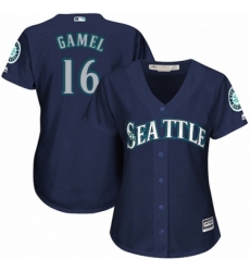 Womens Majestic Seattle Mariners 16 Ben Gamel Authentic Navy Blue Alternate 2 Cool Base MLB Jersey Womens Majestic Seattle Mariners 16 Ben Gamel Authentic Navy Blue Alternate 2 Cool Base MLB Jersey