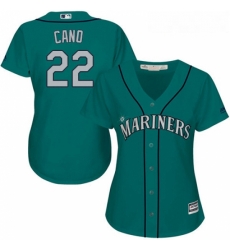 Womens Majestic Seattle Mariners 22 Robinson Cano Authentic Teal Green Alternate Cool Base MLB Jersey Womens Majestic Seattle Mariners 22 Robinson Cano Authentic Teal Green Alternate Cool Base MLB Jersey