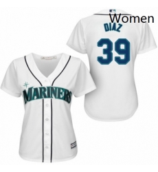 Womens Majestic Seattle Mariners 39 Edwin Diaz Authentic White Home Cool Base MLB Jersey Womens Majestic Seattle Mariners 39 Edwin Diaz Authentic White Home Cool Base MLB Jersey