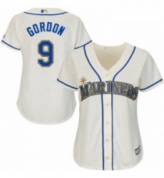 Womens Majestic Seattle Mariners 9 Dee Gordon Authentic Cream Alternate Cool Base MLB Jersey Womens Majestic Seattle Mariners 9 Dee Gordon Authentic Cream Alternate Cool Base MLB Jersey