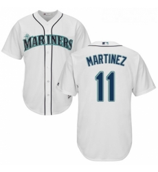 Youth Majestic Seattle Mariners 11 Edgar Martinez Replica White Home Cool Base MLB Jersey Youth Majestic Seattle Mariners 11 Edgar Martinez Replica White Home Cool Base MLB Jersey