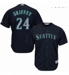 Youth Majestic Seattle Mariners 24 Ken Griffey Replica Navy Blue Alternate 2 Cool Base MLB Jersey Youth Majestic Seattle Mariners 24 Ken Griffey Replica Navy Blue Alternate 2 Cool Base MLB Jersey
