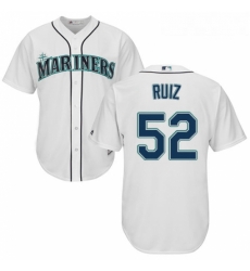 Youth Majestic Seattle Mariners 52 Carlos Ruiz Authentic White Home Cool Base MLB Jersey Youth Majestic Seattle Mariners 52 Carlos Ruiz Authentic White Home Cool Base MLB Jersey