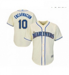 Youth Seattle Mariners 10 Edwin Encarnacion Replica Cream Alternate Cool Base Baseball Jersey Youth Seattle Mariners 10 Edwin Encarnacion Replica Cream Alternate Cool Base Baseball Jersey