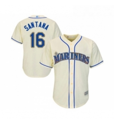 Youth Seattle Mariners 16 Domingo Santana Replica Cream Alternate Cool Base Baseball Jersey Youth Seattle Mariners 16 Domingo Santana Replica Cream Alternate Cool Base Baseball Jersey