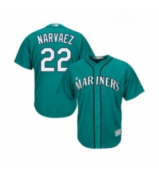 Youth Seattle Mariners 22 Omar Narvaez Replica Teal Green Alternate Cool Base Baseball Jersey Youth Seattle Mariners 22 Omar Narvaez Replica Teal Green Alternate Cool Base Baseball Jersey