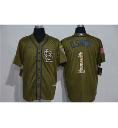 Cardinals 1 O Smith Olive 2020 Nike Cool Base Jersey Cardinals 1 O Smith Olive 2020 Nike Cool Base Jersey