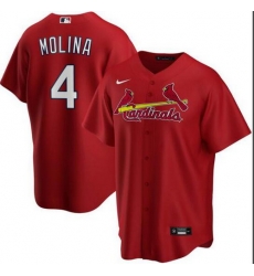 Cardinals 4 Yadier Molina Red 2020 Nike Cool Base Jersey Cardinals 4 Yadier Molina Red 2020 Nike Cool Base Jersey