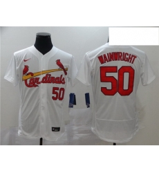Cardinals 50 Adam Wainwright White 2020 Nike Flexbase Jersey Cardinals 50 Adam Wainwright White 2020 Nike Flexbase Jersey